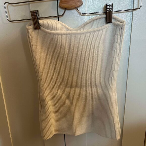 NWOT Pixie Market Cass Bustier Strapless Knit Top (Small) - Picture 5 of 5